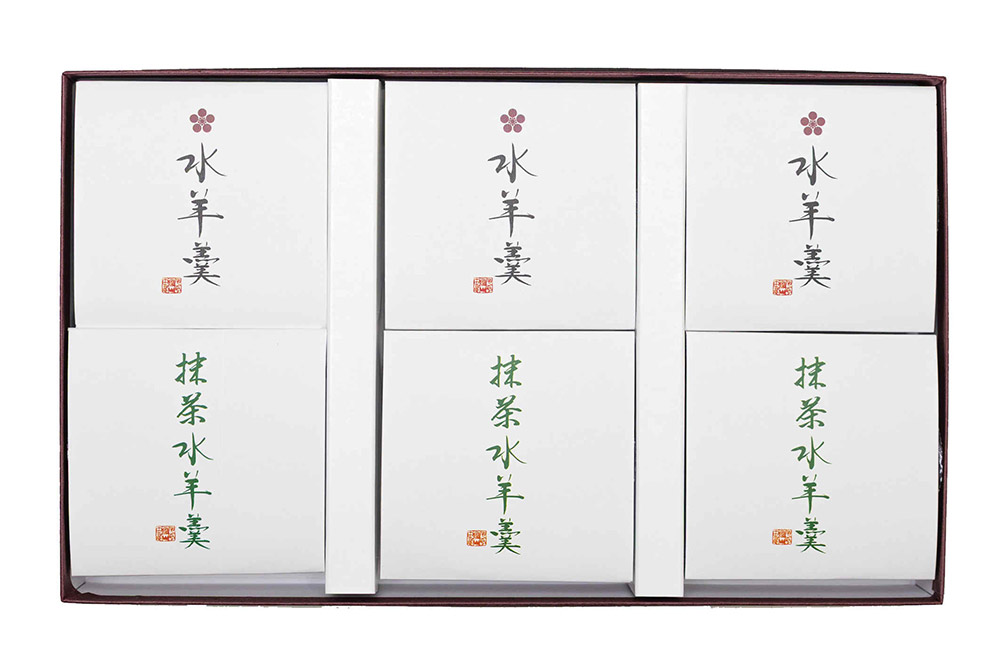 水羊羹・抹茶水羊羹化粧箱6個入