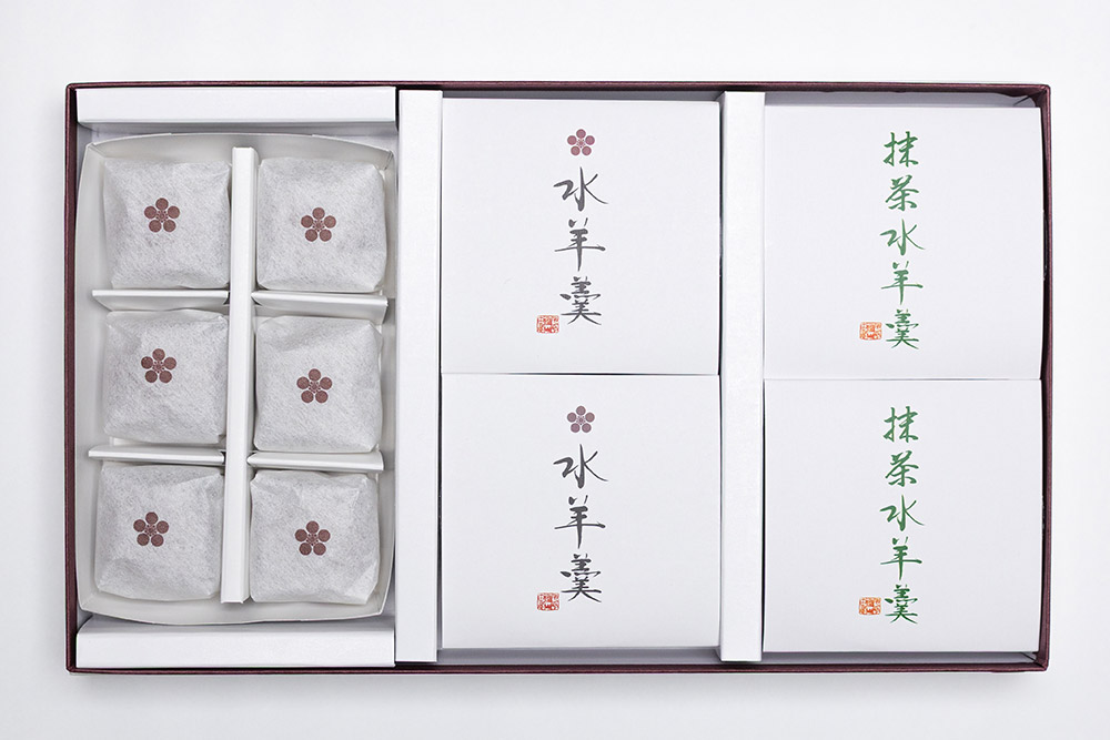 山田屋まんじゅう・水羊羹・抹茶水羊羹セット①